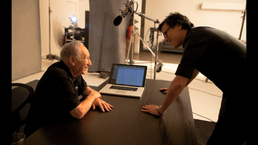 Robert Trachtenberg and Mel Brooks