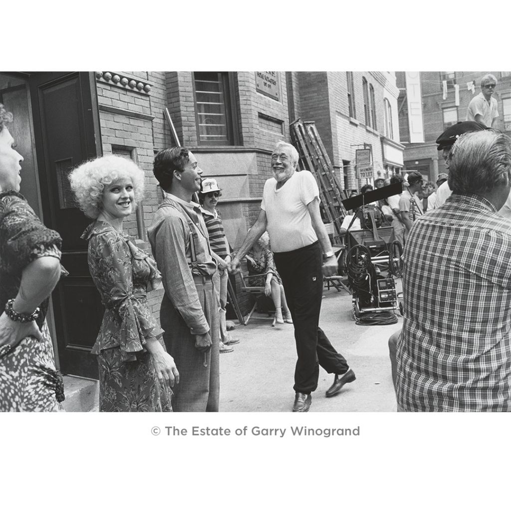 John Huston, "Annie" set, Burbank, CA, 1981