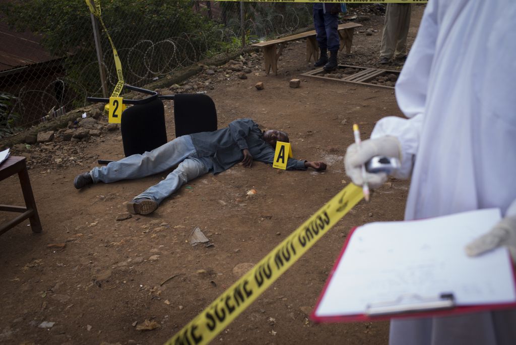 War crime forensic assessment, Bukavu, Democratic Republic of the Congo. Credit: Jonathan Silvers