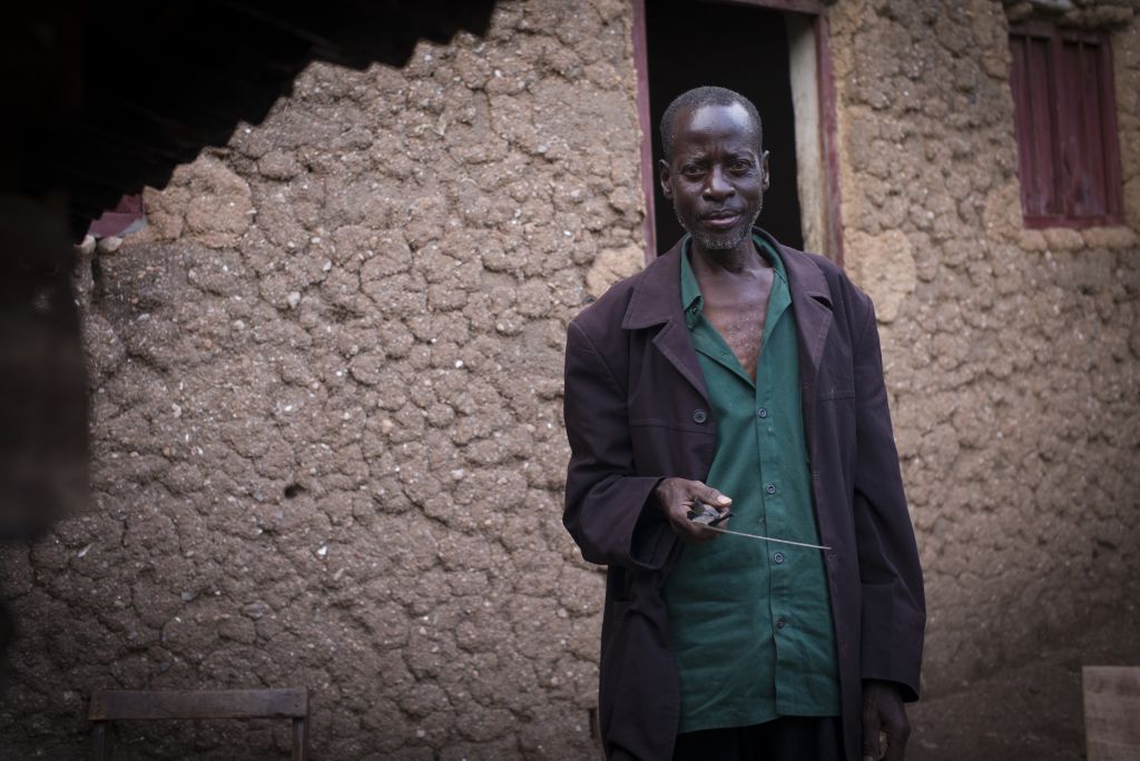 Mass murderer Jean "Gasumari" Ngirumpotse in Taba, Rwanda. Credit: Jonathan Silvers