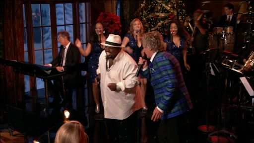 Cee Lo Green and Rod Stewart duet