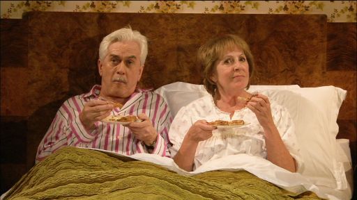 Penelope Wilton and Nicholas Le Prevost