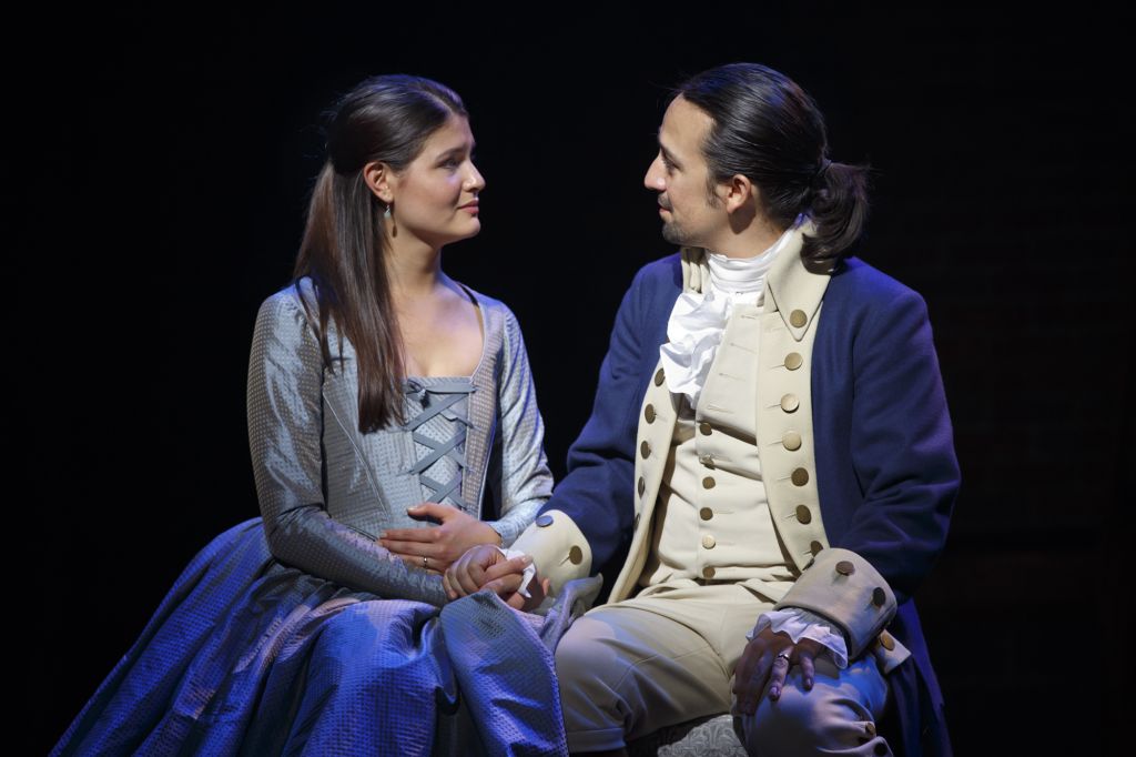 Phillipa Soo and Lin-Manuel Miranda