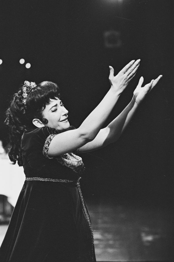 Maria Callas in “Tosca” at the Metropolitan Opera. Photo by Louis Melançon courtesy of the Metropolitan Opera. All rights reserved.