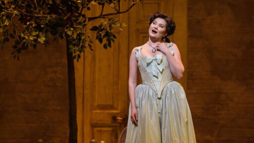 Great Performances at the Met: Il Barbiere di Siviglia -- Aigul Akhmetshina as Rosina in "Il Barbiere di Siviglia."