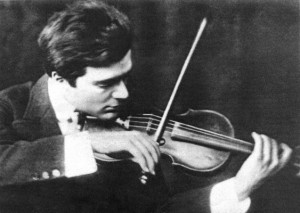 Young Bronislaw Huberman. Photo courtesy the Murray S. Katz Photo Archives of the Israel Philharmonic Orchestra.