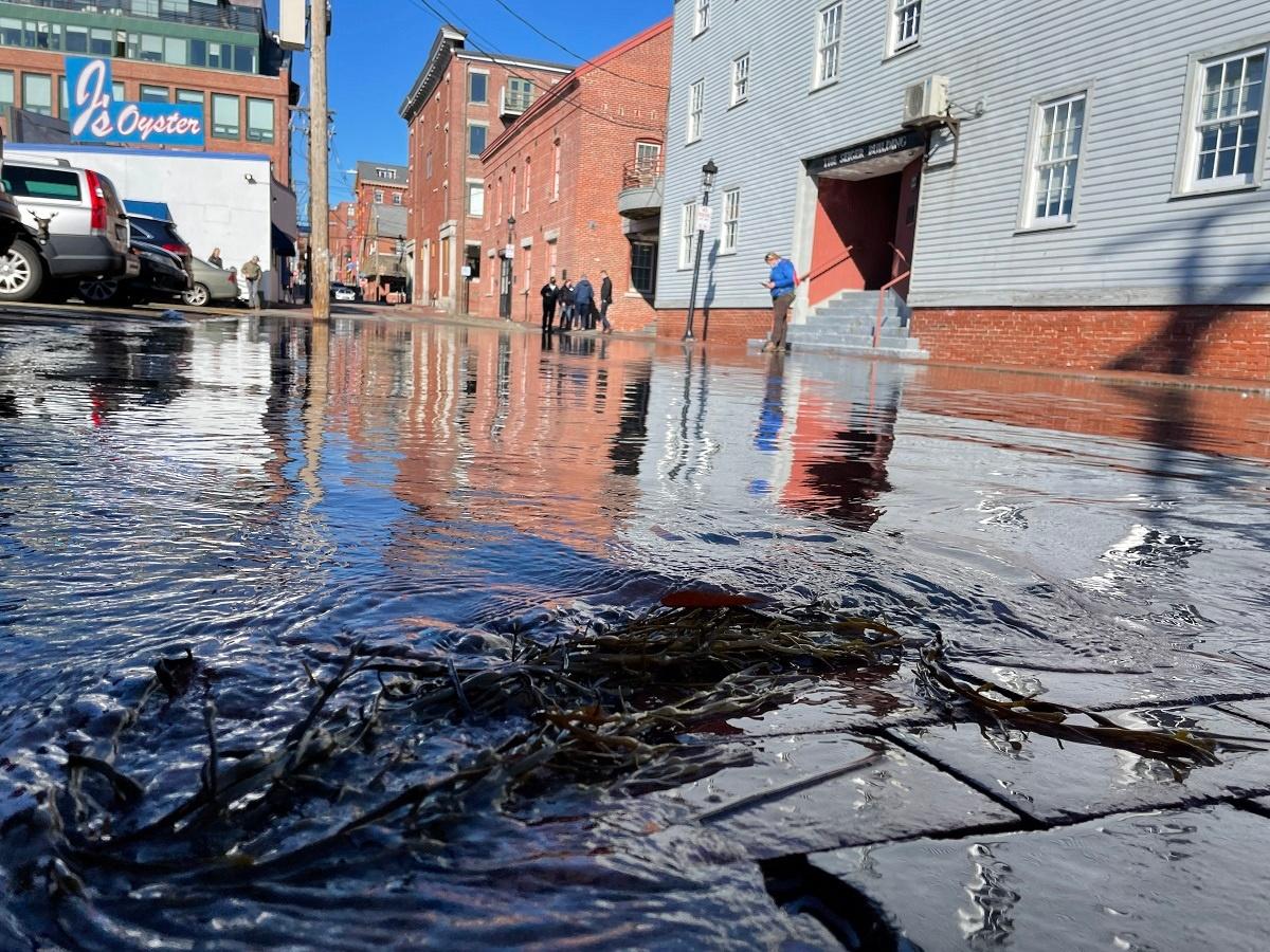 Barely a Cloud in the Sky and Portland, Maine Is Flooding