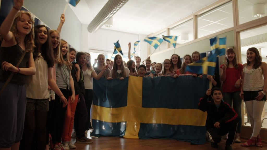 Swedish test results have fallen, partially due to a culture of student controlled public schools. Private schools, like this one featured in School Inc., are looking to break that trend by returning to a more traditional model. Credit: Courtesy of Free To Choose Media 
