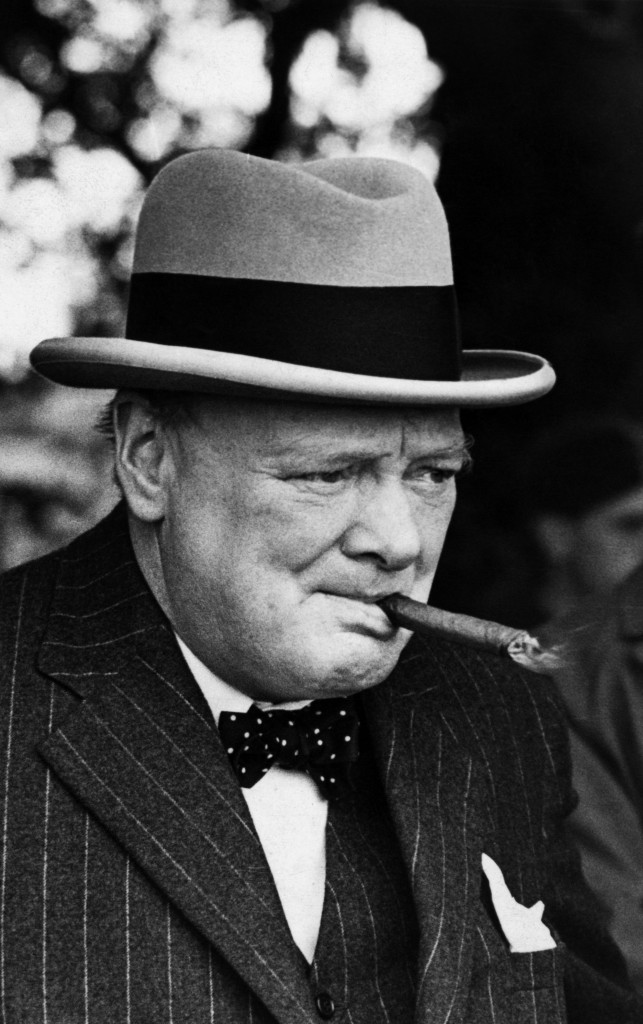 A photograph of Mr. Winston Churchill when First Lord of the Admirality