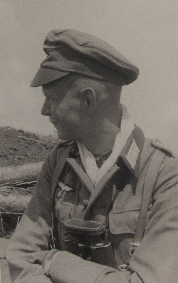 German officer Wigand Wuster in Southern Russia, summer 1942.