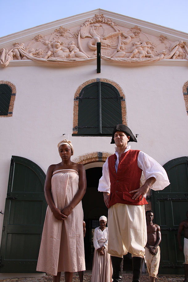 Auction of slave girl