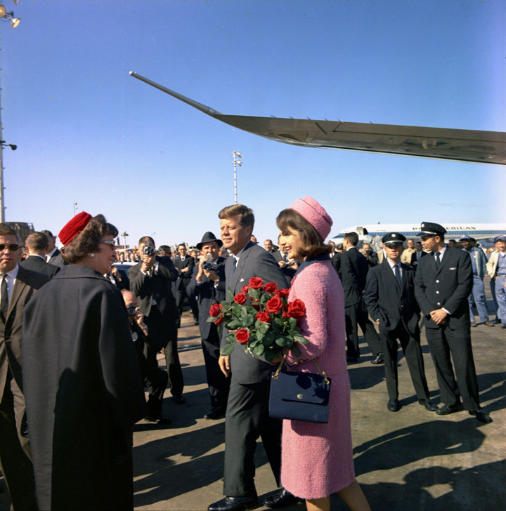 President John F. Kennedy and Jacqueline Kennedy 