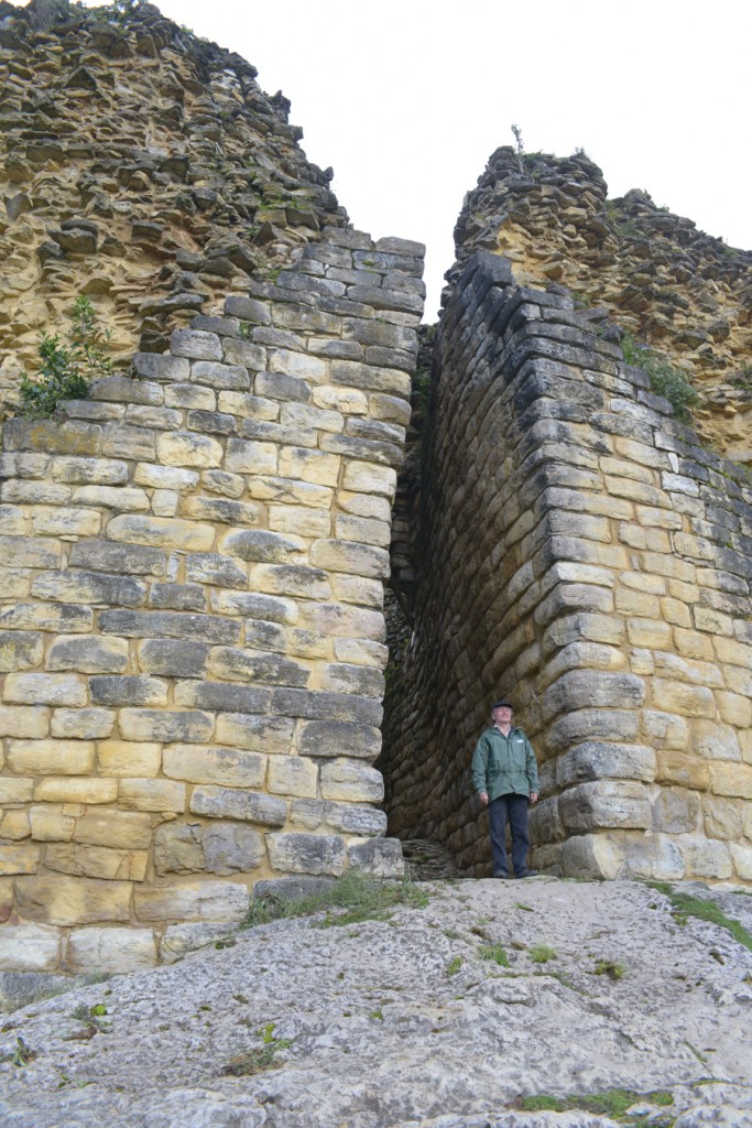 The fortress walls of Chachapoyas Kuelap