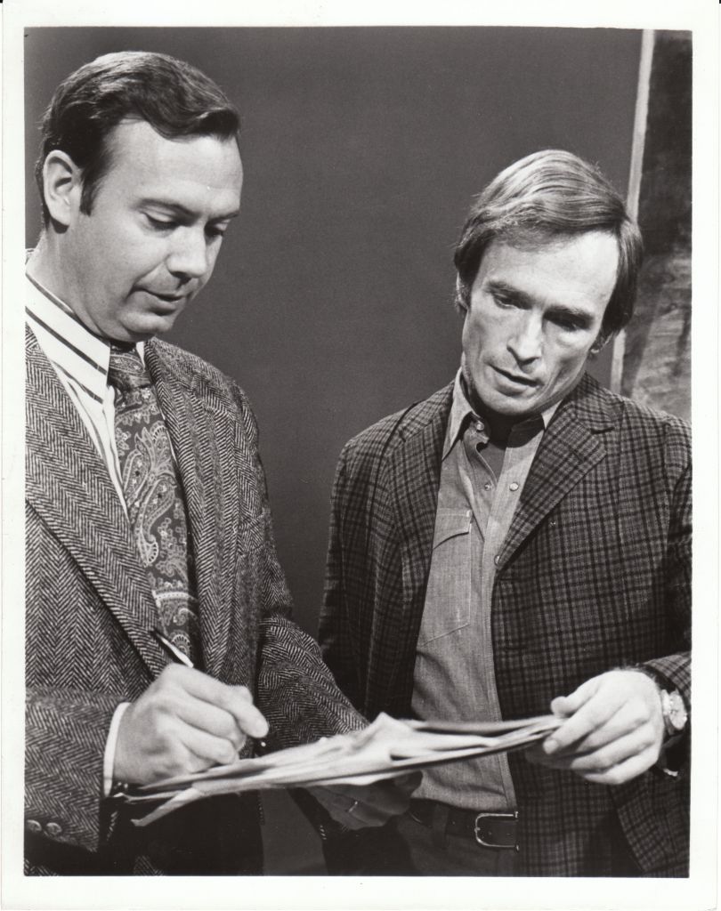 Dick Cavett and Christopher Porterfield