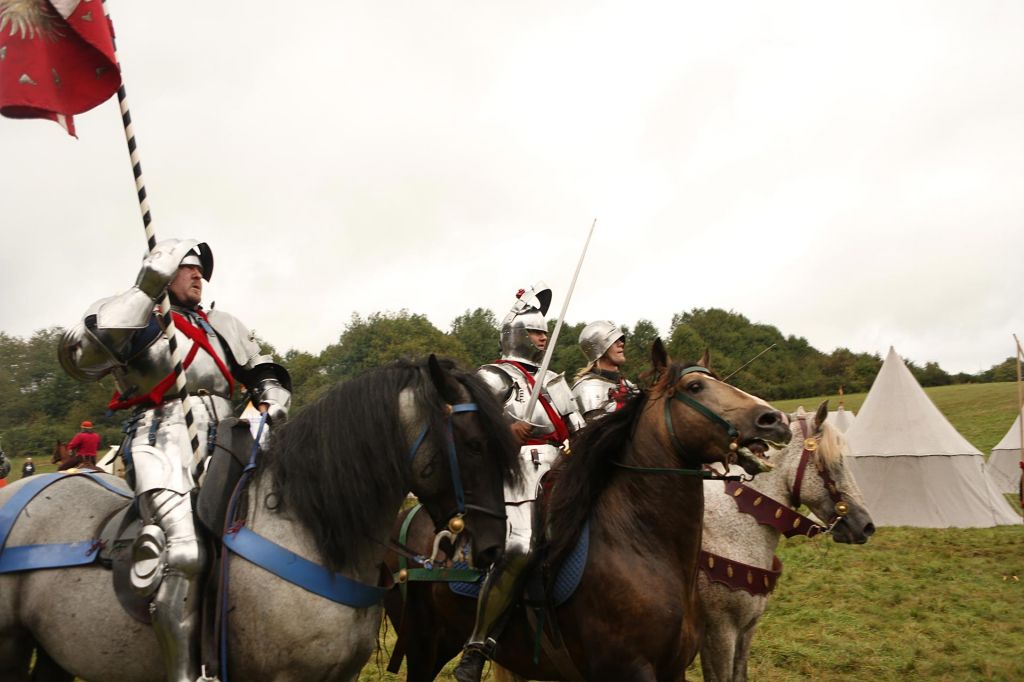 Medieval warfare re-enactment
