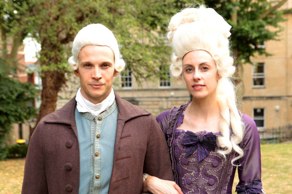  Reconstruction - William and Polly Hewson arm in arm
