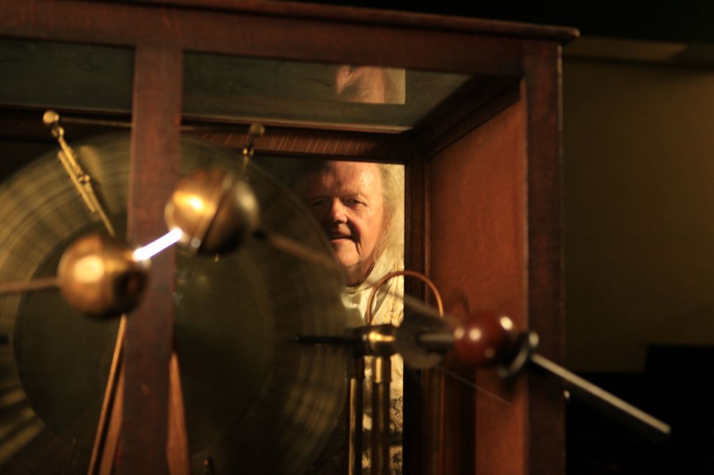 Reconstruction - Franklin’s experiments with electricity generating a spark. 
