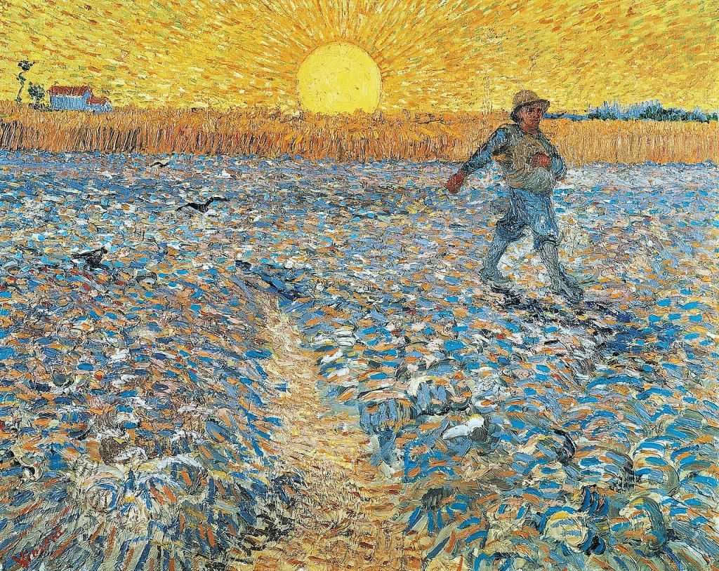 The Sower, (after Millet), 1888