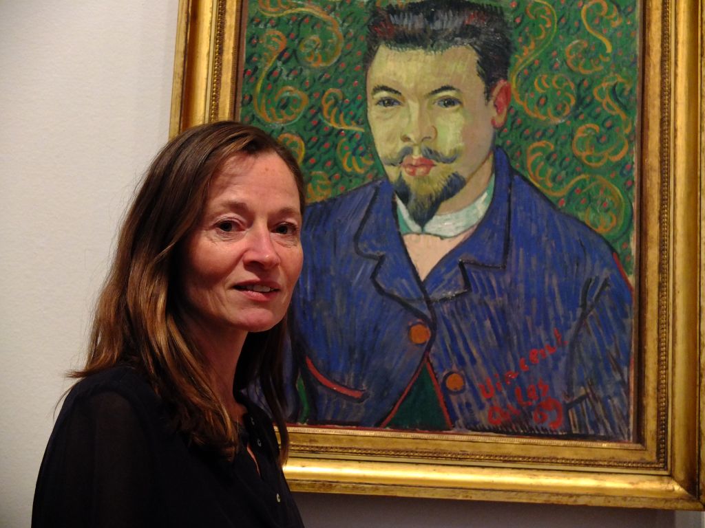 Nienke Bakker, Curator, Van Gogh Museum by Portrait of Dr Felix Rey, 1889, Vincent van Gogh