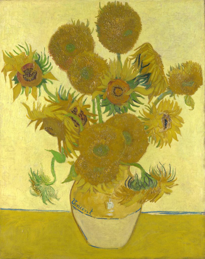 Vase with Fourteen Sunflowers, August 1888