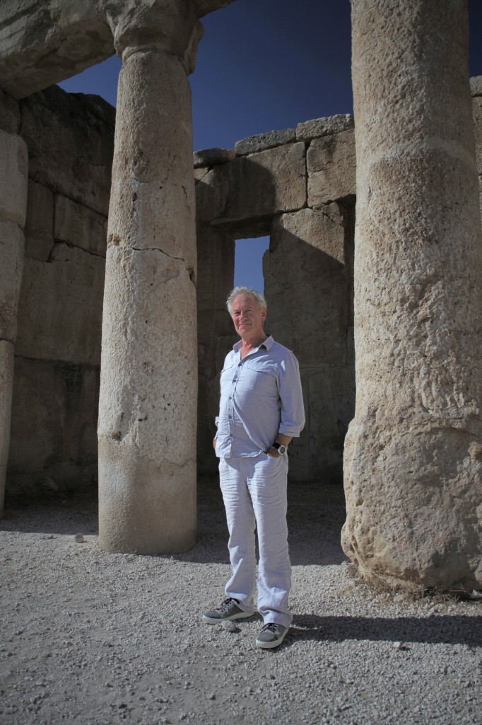 Simon Schama at Iraq-el Amir, Jordan