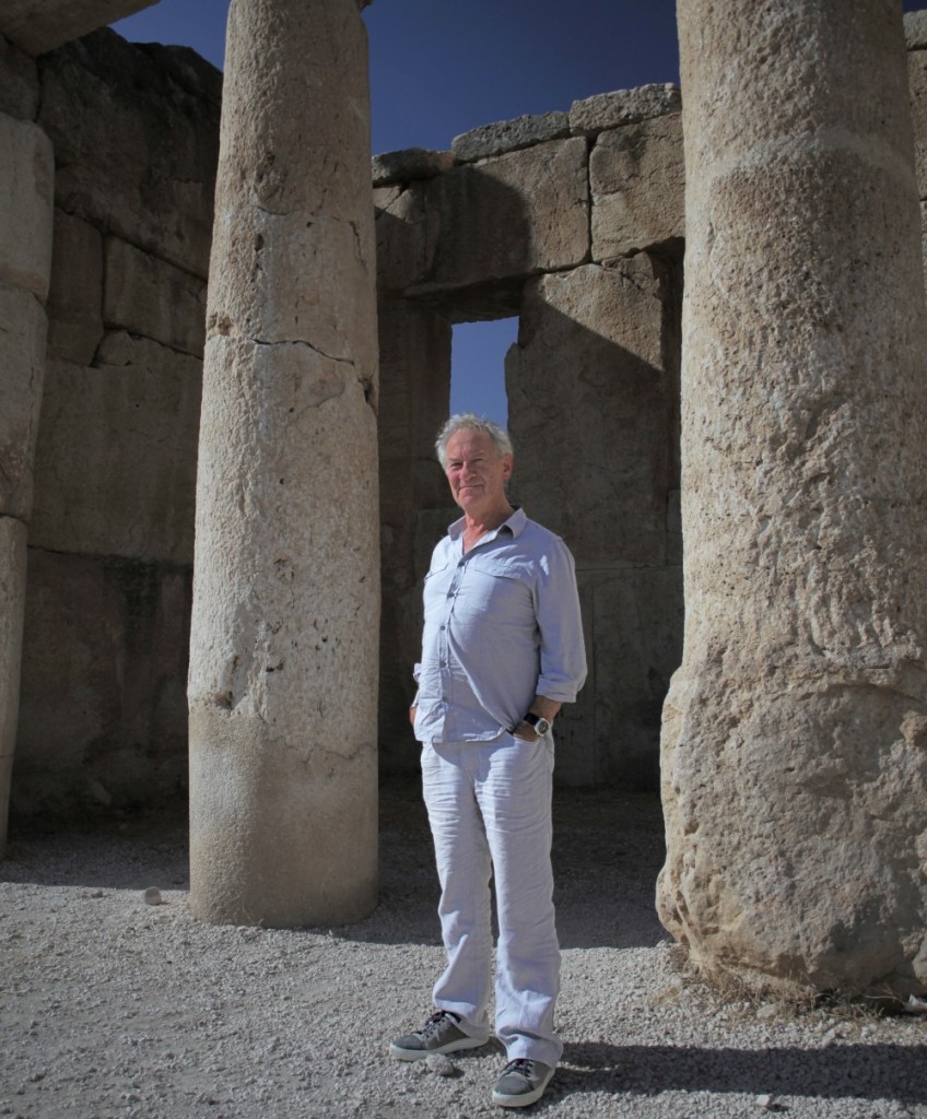 Simon Schama at Iraq-el Amir, Jordan