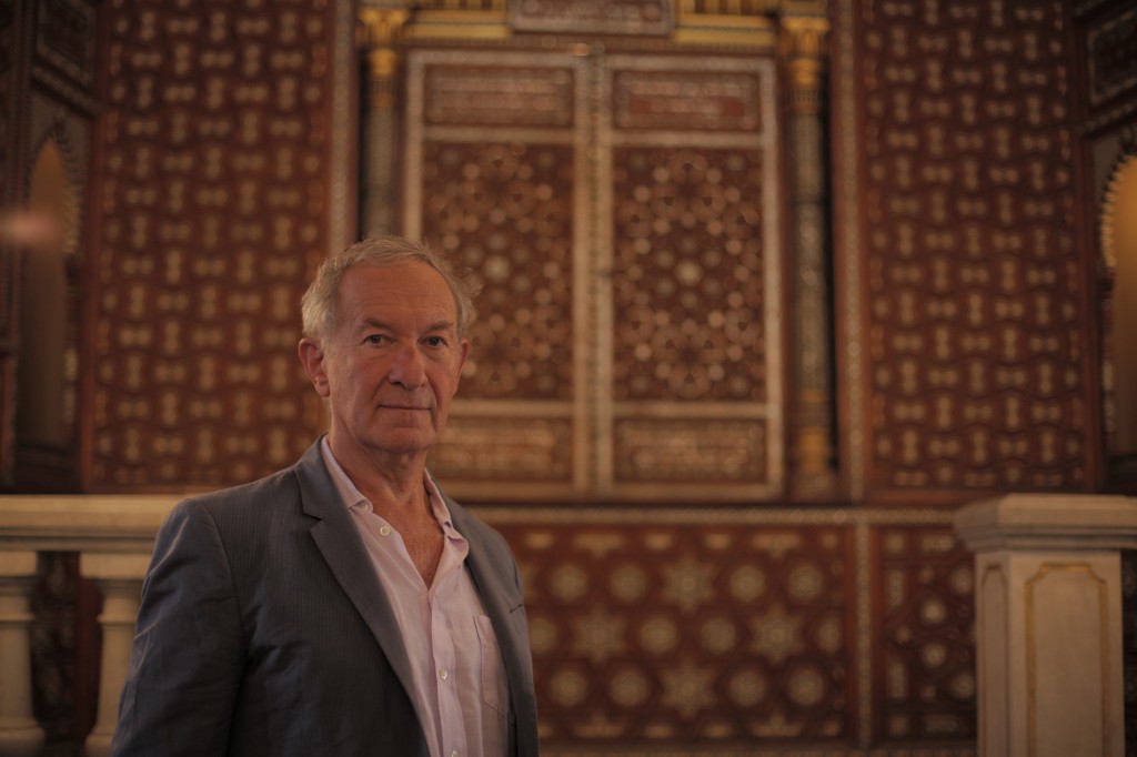Simon Schama at Ben Ezra Synagogue, Cairo, Egypt