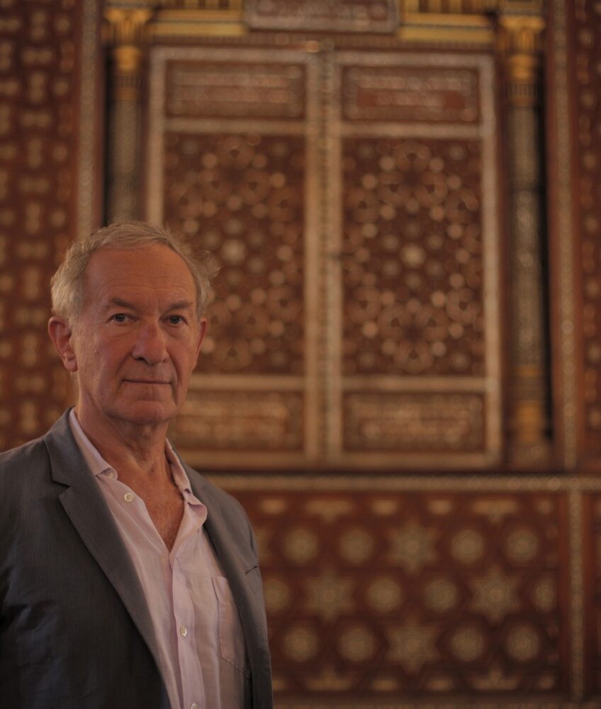 Simon Schama at Ben Ezra Synagogue, Cairo, Egypt