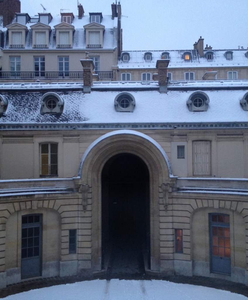 Courtyard of Musee Nissim de Camondo, Paris, France