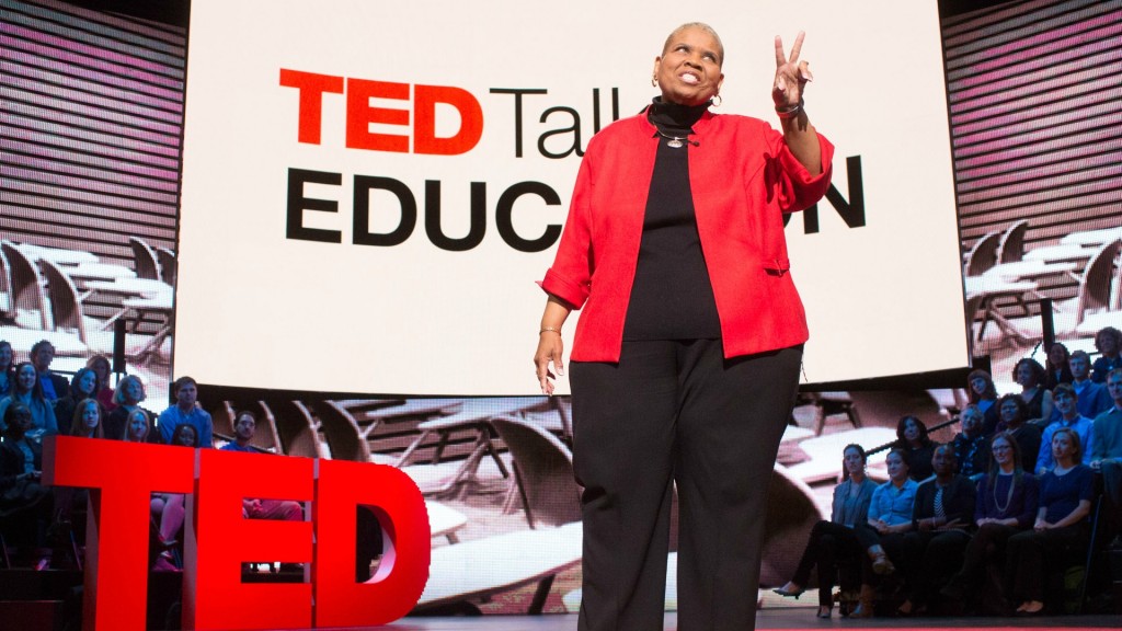 Rita Pierson Gives the Plus 2 Sign at TED Talks Education