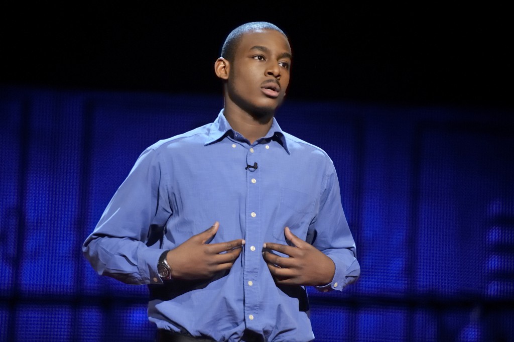 Poet Malcolm London performs "High School Training Ground" at TED Talks Education